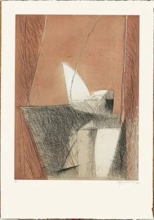 Гравюра Ràfols Casamada - Abril-1