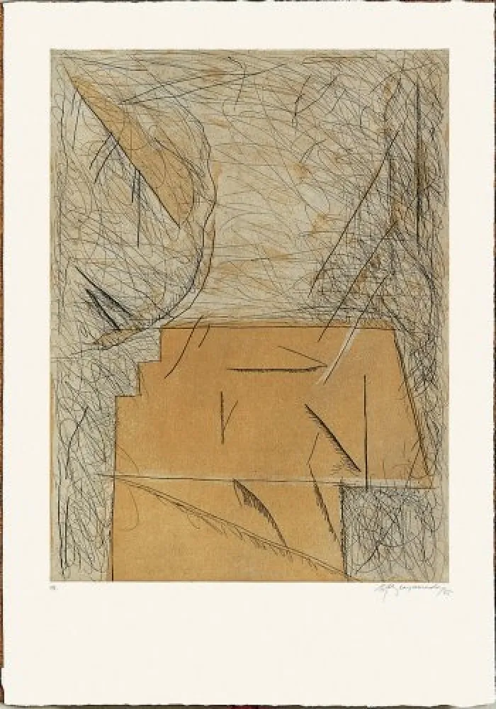 Гравюра Ràfols Casamada - Abril-5