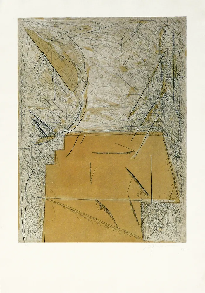 Гравюра Ràfols Casamada - Abril V