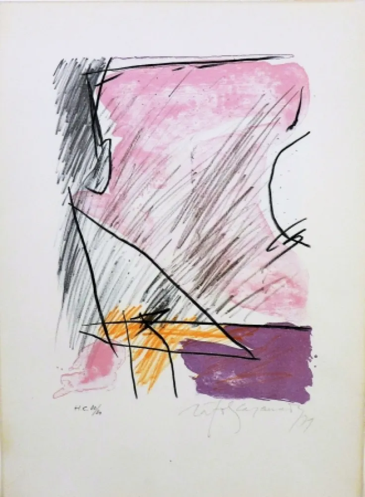 Литография Ràfols Casamada - A.L. Polígrafa XV anys