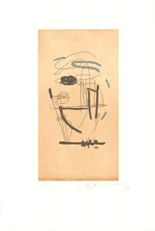 Офорт И Аквитанта Ràfols Casamada - Barris Extrems-1