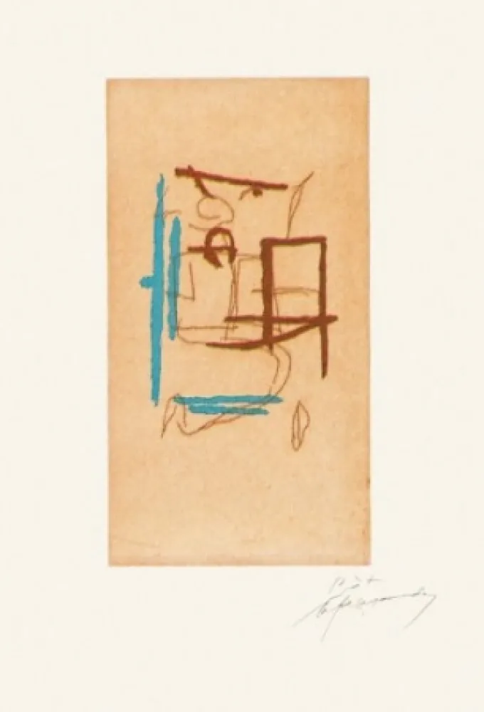 Гравюра Ràfols Casamada - Barris extrems-2	