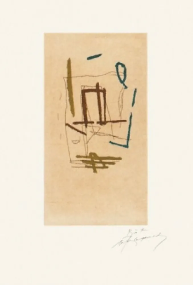 Гравюра Ràfols Casamada - Barris extrems-3	 