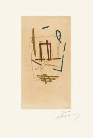 Гравюра Ràfols Casamada - Barris extrems-3	 