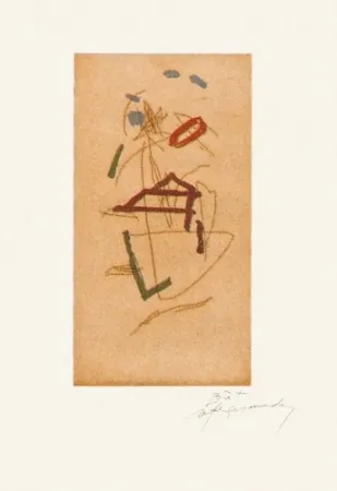 Гравюра Ràfols Casamada - Barris extrems-7	 