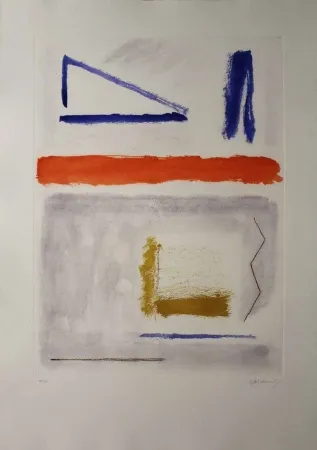 Офорт И Аквитанта Ràfols Casamada - Camí de primavera 1