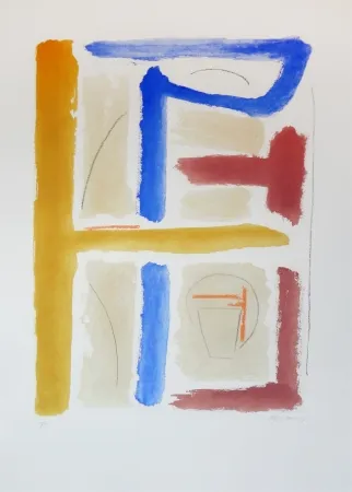 Офорт И Аквитанта Ràfols Casamada - Cami de primavera IV