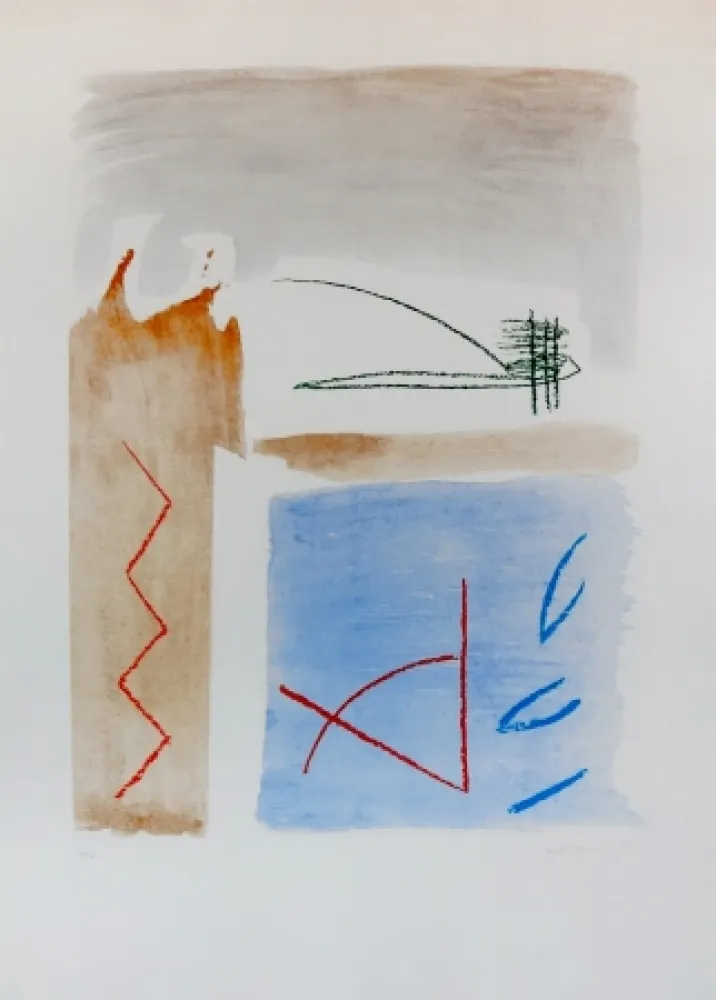 Офорт И Аквитанта Ràfols Casamada - Cami de primavera V