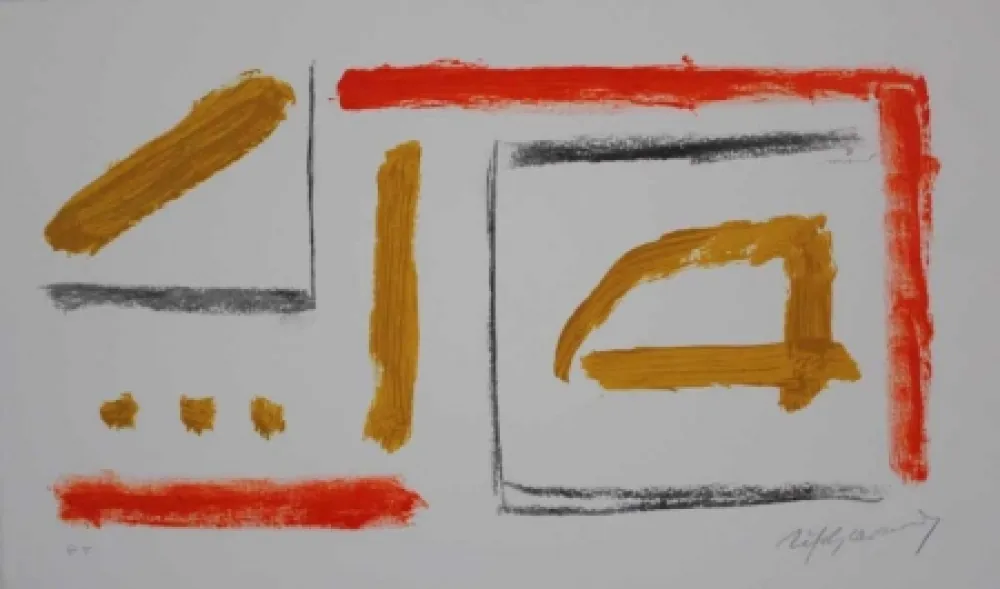 Литография Ràfols Casamada - Coberta catàleg