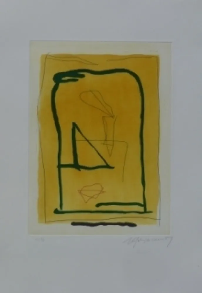 Офорт И Аквитанта Ràfols Casamada - Composition 11