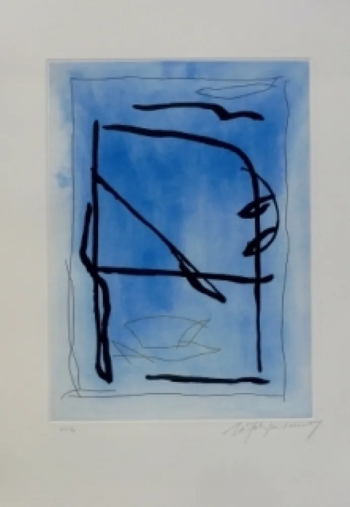 Офорт И Аквитанта Ràfols Casamada - Composition 13