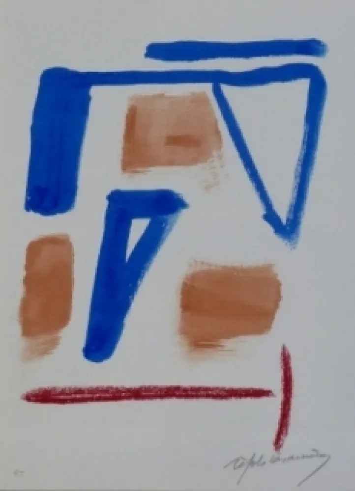 Литография Ràfols Casamada - Composition 20