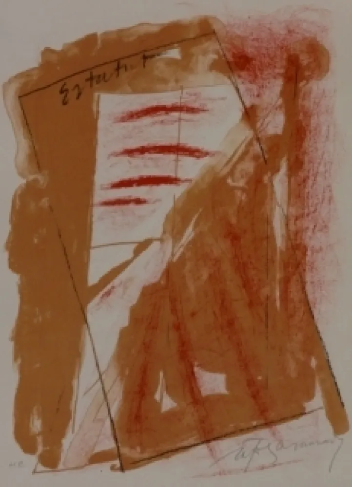 Литография Ràfols Casamada - Composition 22