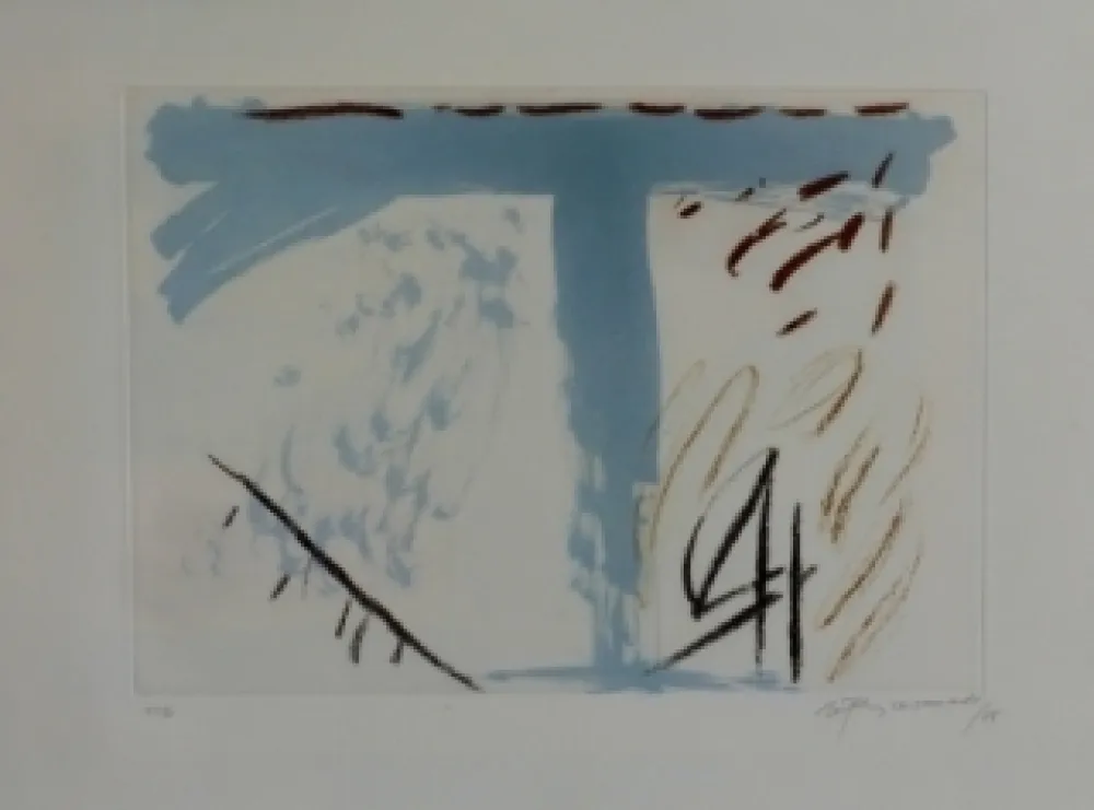 Офорт И Аквитанта Ràfols Casamada - Composition 58