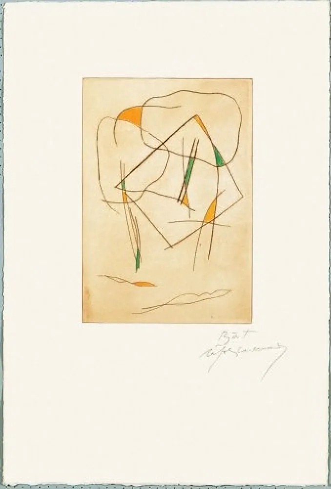 Гравюра Ràfols Casamada - El bosc -6