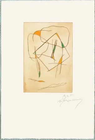 Гравюра Ràfols Casamada - El bosc -6