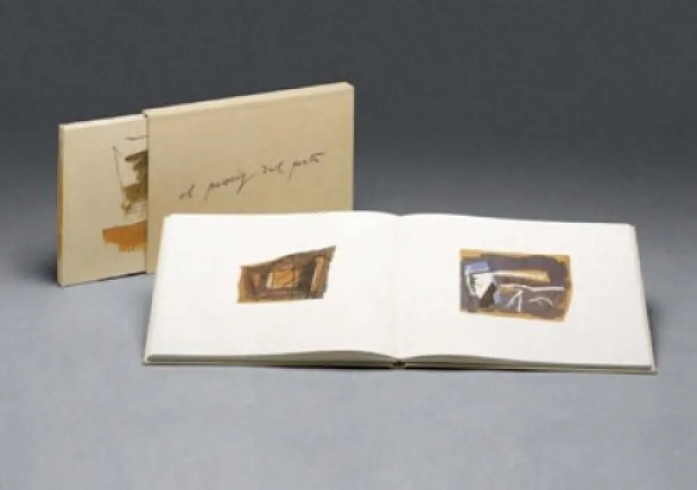 Гравюра Ràfols Casamada - El passeig del poeta