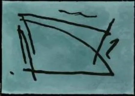 Акватинта Ràfols Casamada - El passeig del poeta / The Poet's Walk