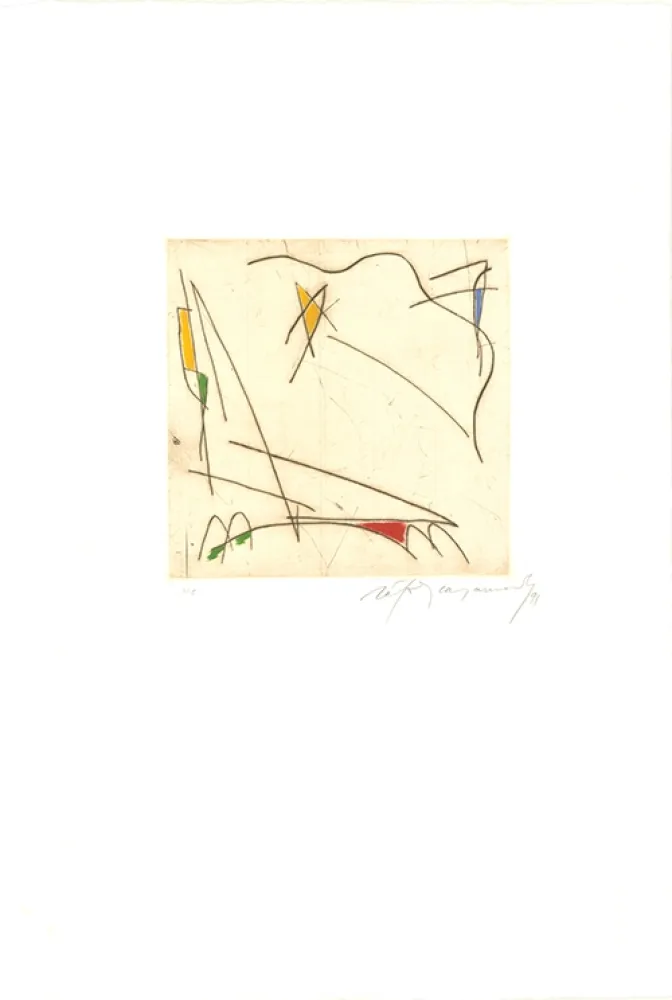 Гравюра Ràfols Casamada - Estels 1