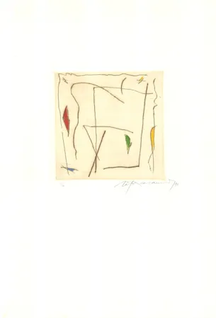 Гравюра Ràfols Casamada - Estels 5