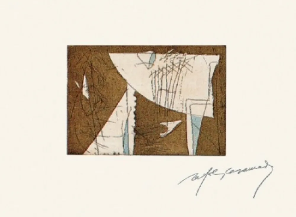 Гравюра Ràfols Casamada - Estiu-3