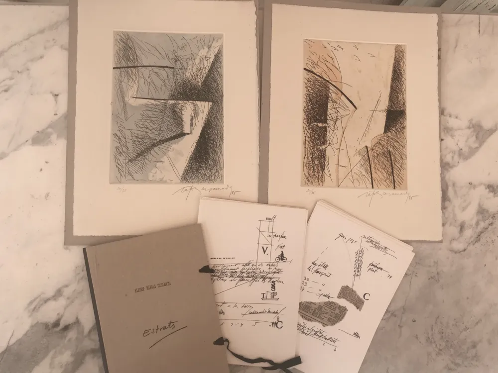 Гравюра Ràfols Casamada - Estrats 