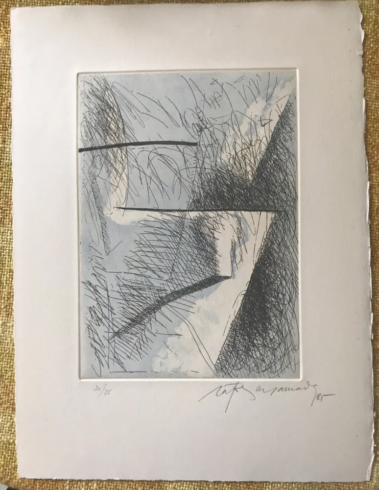 Гравюра Ràfols Casamada - Estrats I