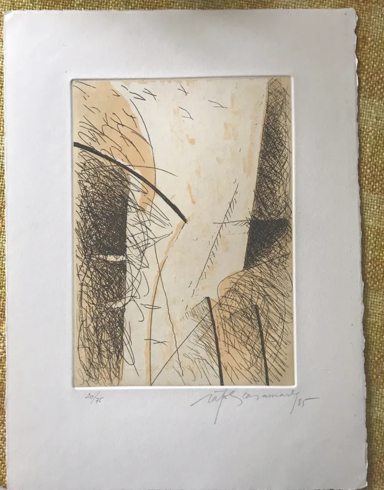 Гравюра Ràfols Casamada - Estrats II