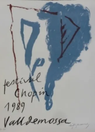 Литография Ràfols Casamada - FESTIVAL CHOPIN