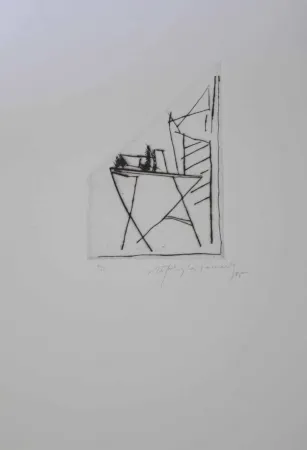 Гравюра Ràfols Casamada - Jardí 2