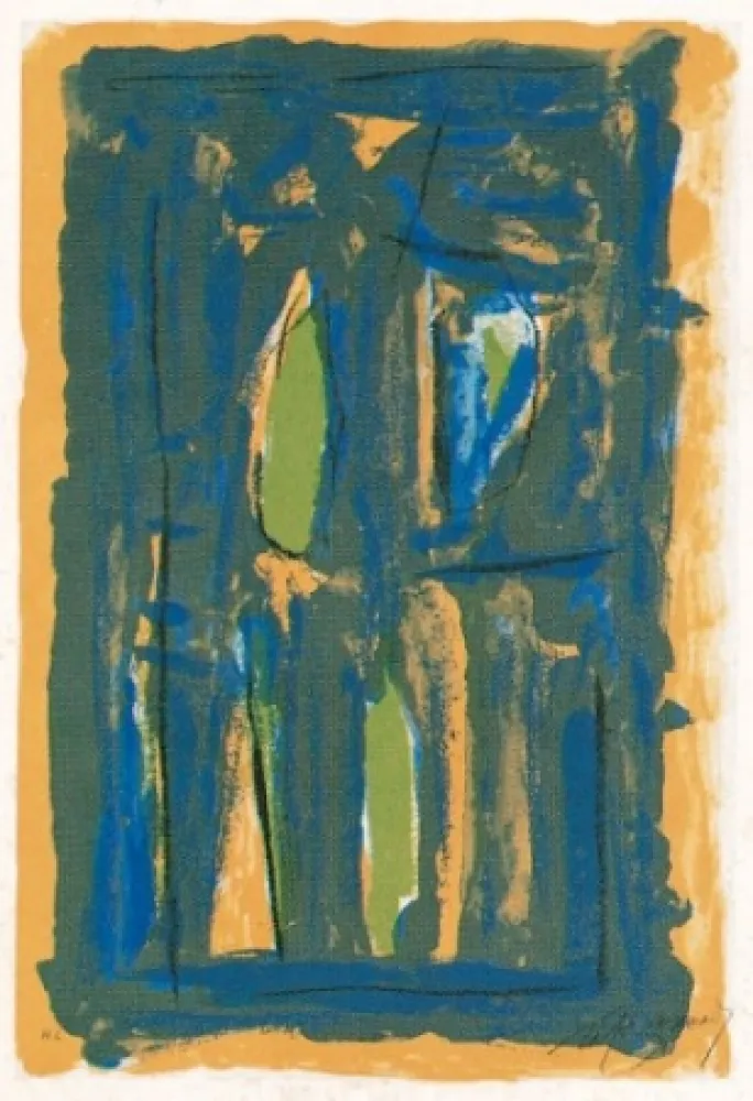 Литография Ràfols Casamada - La tardor-1