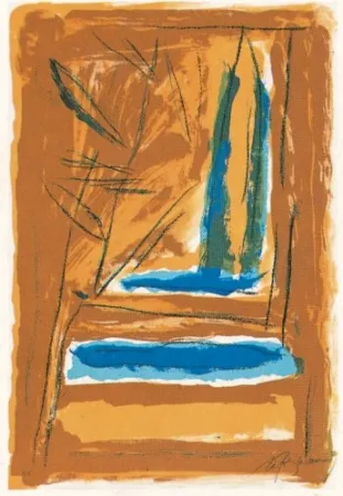 Литография Ràfols Casamada - La tardor-2