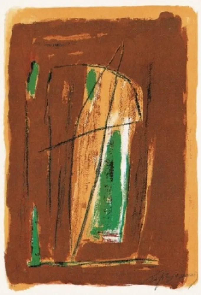 Литография Ràfols Casamada - La tardor-4	