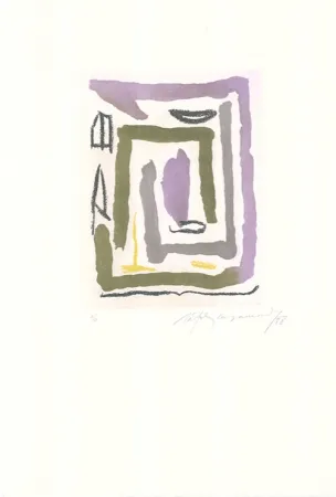 Офорт И Аквитанта Ràfols Casamada - Laberint-2