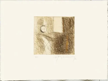 Гравюра Ràfols Casamada - Les hores-5