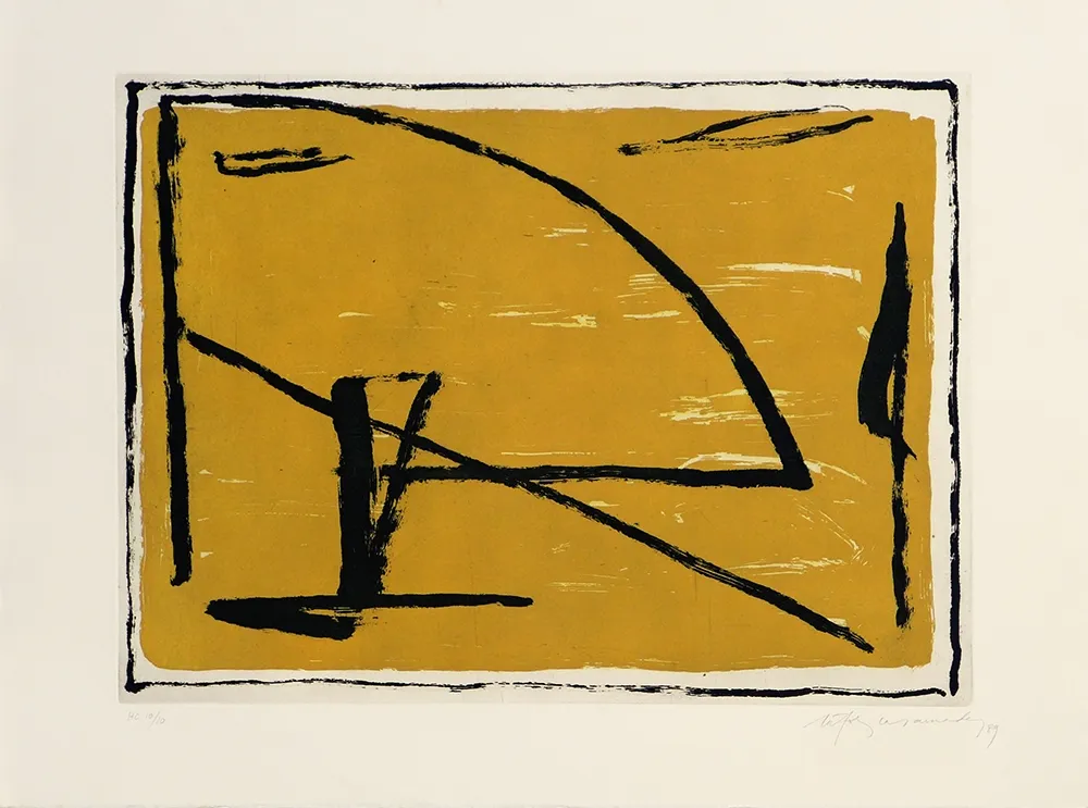 Гравюра Ràfols Casamada - Los elementos II. Aire