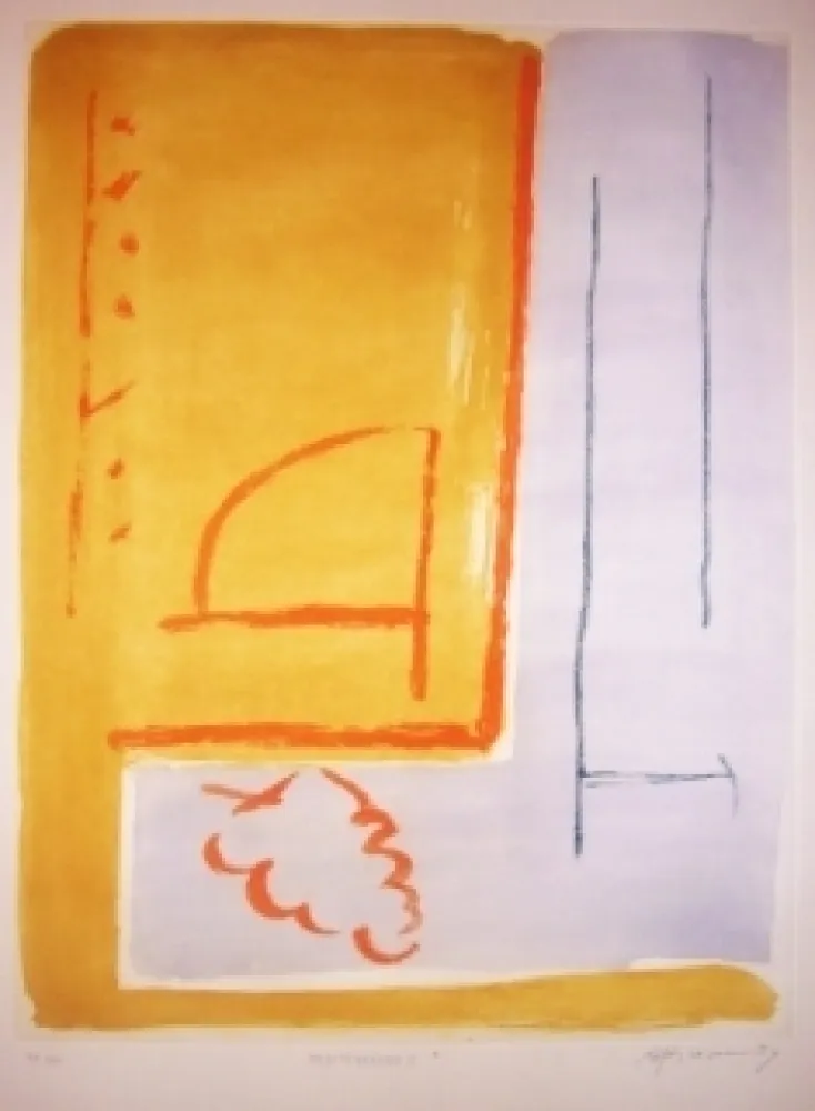 Акватинта Ràfols Casamada - Mediterraneo II