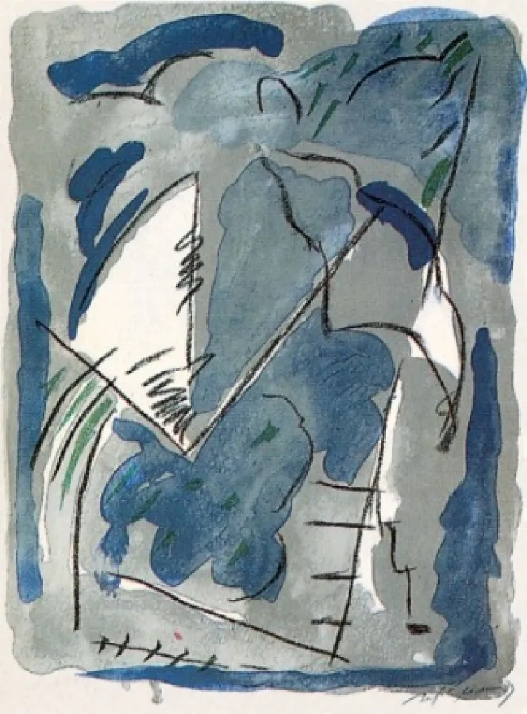 Литография Ràfols Casamada - Parc-1	