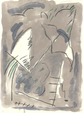 Литография Ràfols Casamada - Parc-1