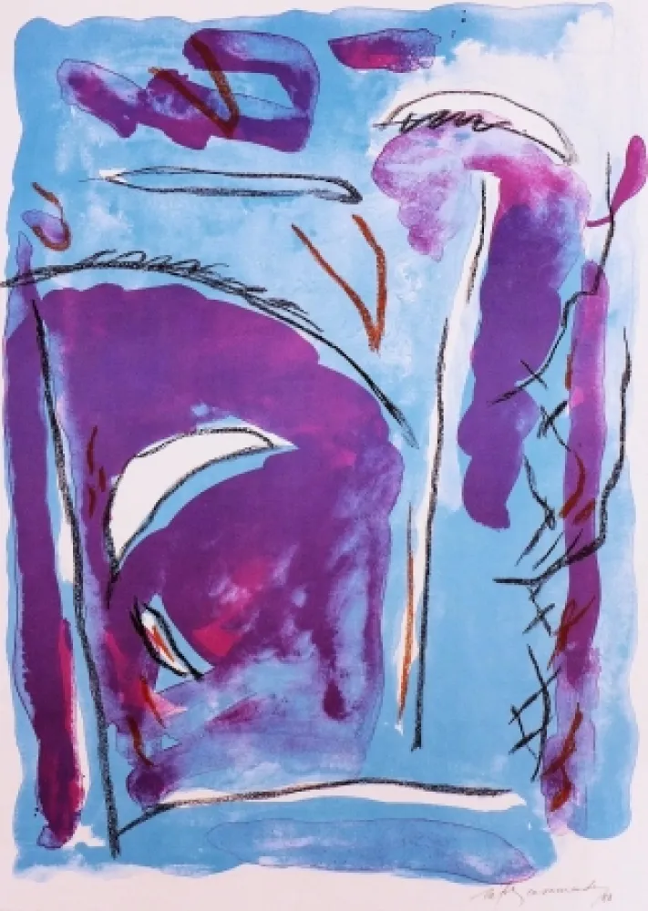 Литография Ràfols Casamada - Parc-5	