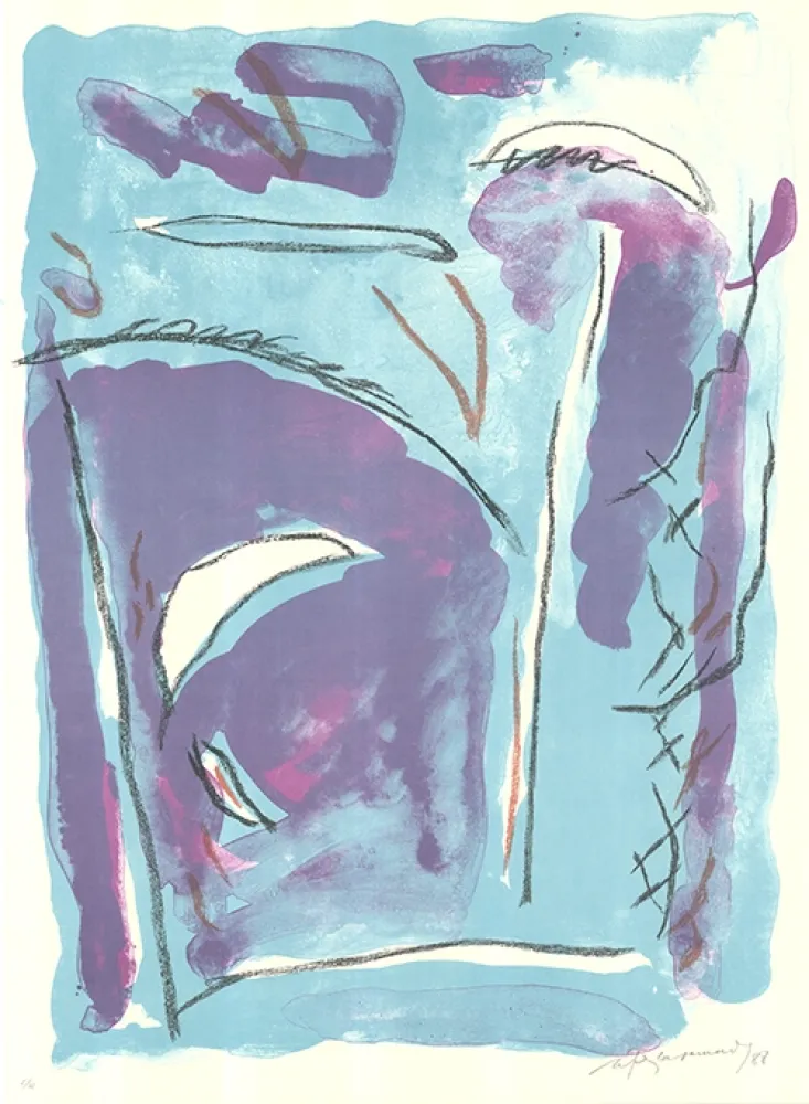 Литография Ràfols Casamada - Parc-5