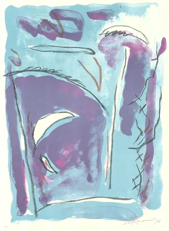 Литография Ràfols Casamada - Parc-5