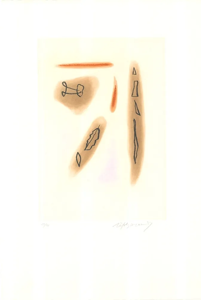 Офорт И Аквитанта Ràfols Casamada - Primavera-3