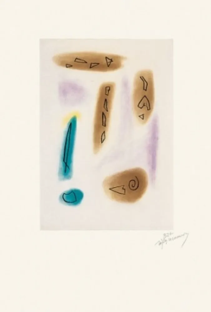 Литография Ràfols Casamada - Primavera-4