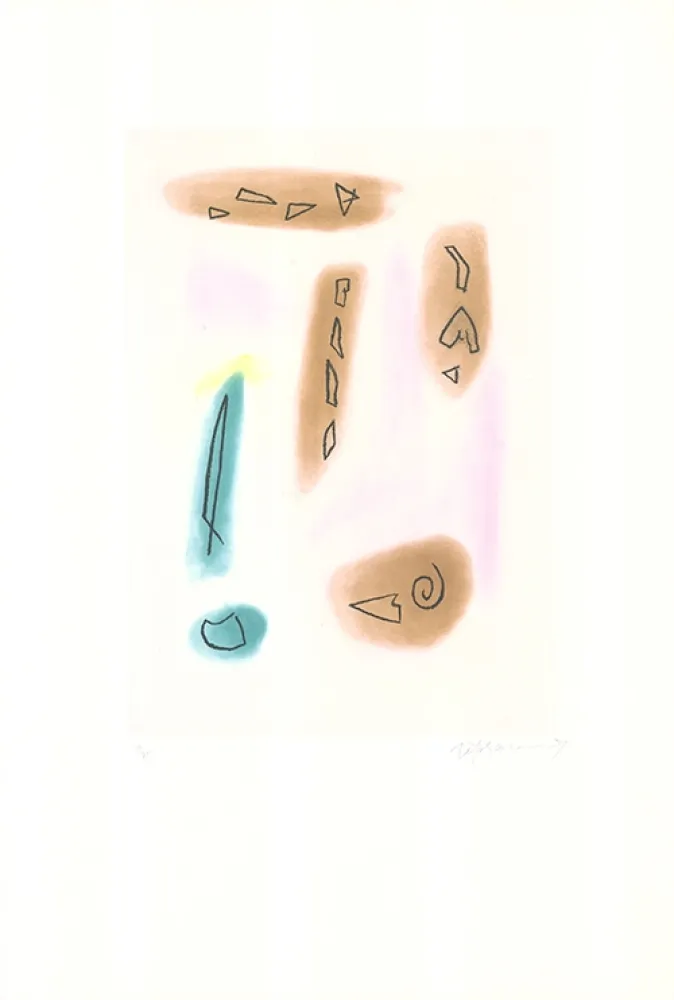 Офорт И Аквитанта Ràfols Casamada - Primavera-4