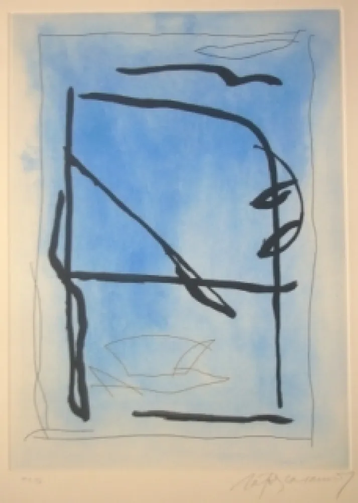 Офорт И Аквитанта Ràfols Casamada - Sans titre 12