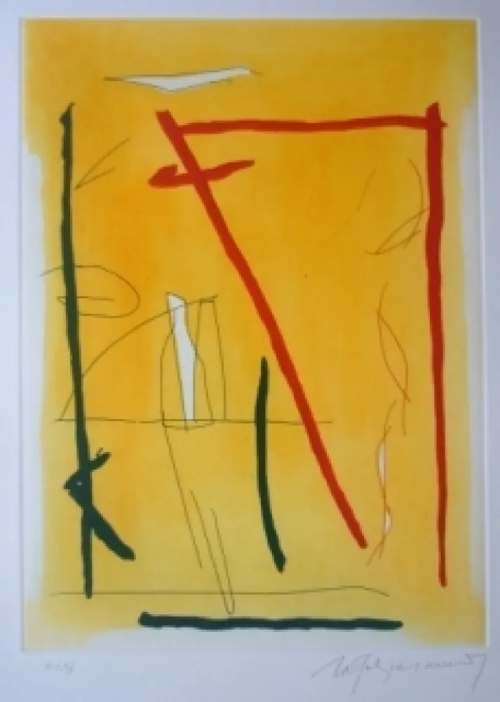 Офорт И Аквитанта Ràfols Casamada - Sans titre 16