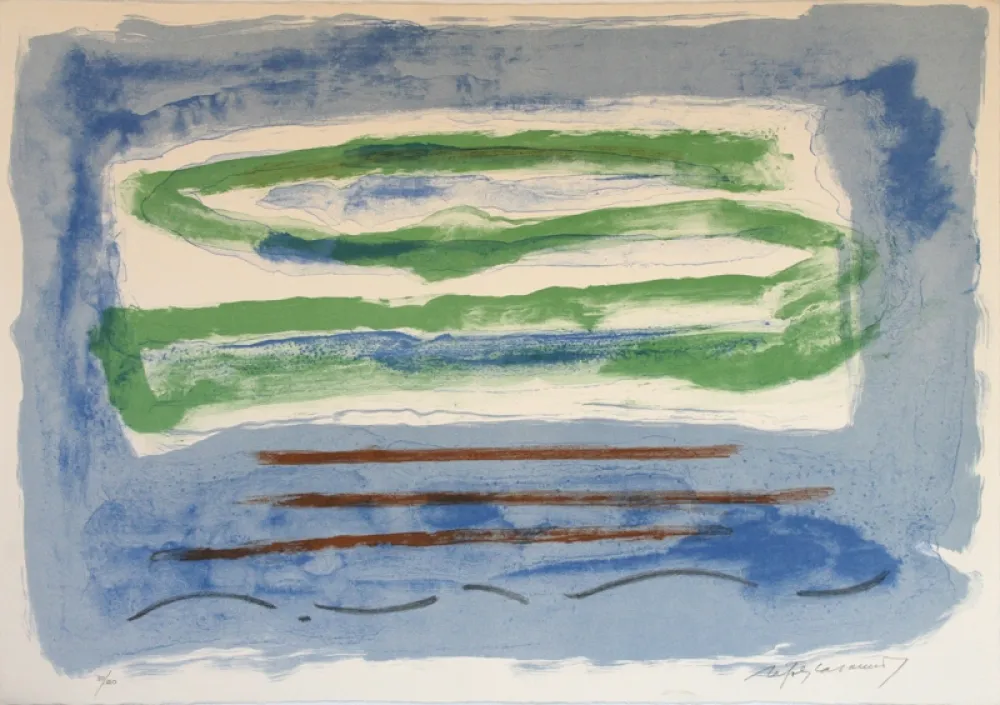 Литография Ràfols Casamada - Sin título