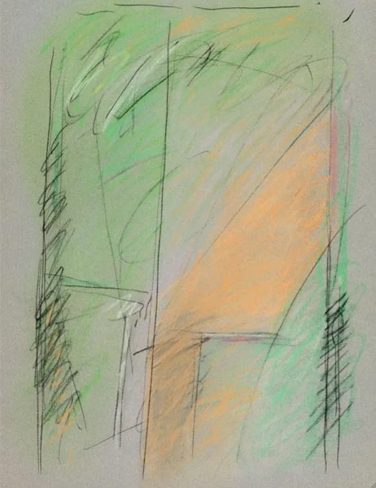 Гравюра Ràfols Casamada - Verd gran