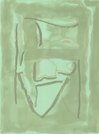 Литография Ràfols Casamada - Xipre-2